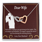 To My Fiancee Love Journey Inseparable Necklace-Express Your Love Gifts