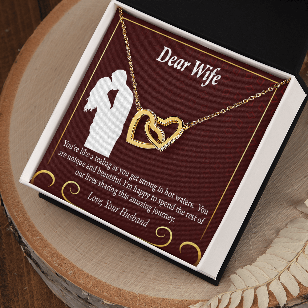 To My Fiancee Love Journey Inseparable Necklace-Express Your Love Gifts