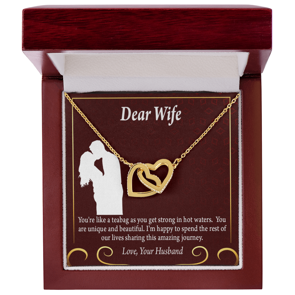 To My Fiancee Love Journey Inseparable Necklace-Express Your Love Gifts