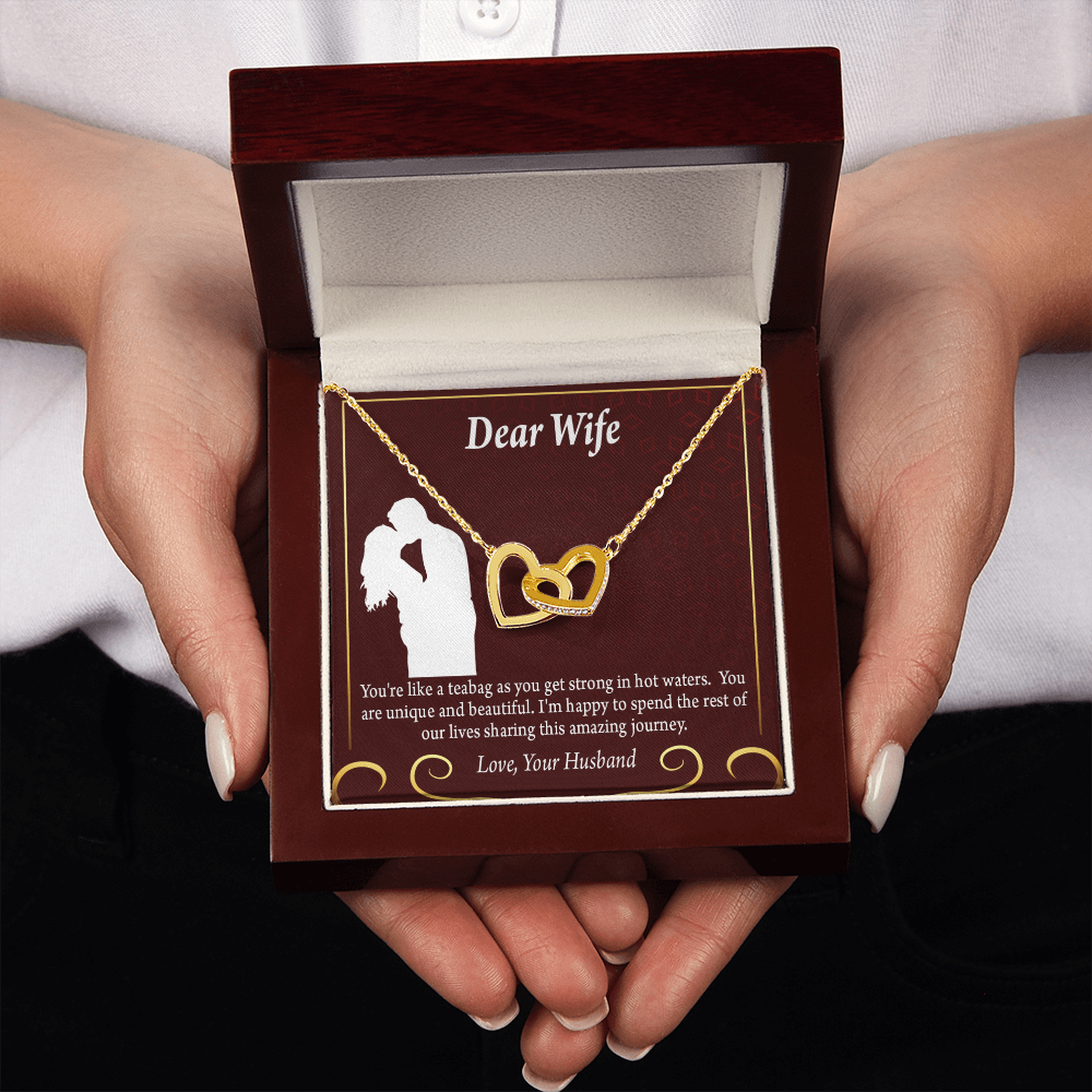 To My Fiancee Love Journey Inseparable Necklace-Express Your Love Gifts