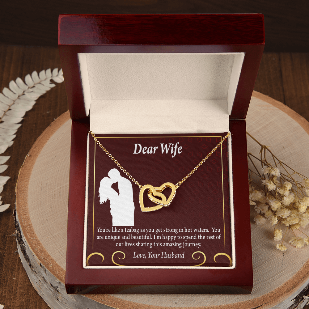 To My Fiancee Love Journey Inseparable Necklace-Express Your Love Gifts