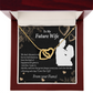 To My Fiancee Love You Always Inseparable Necklace-Express Your Love Gifts