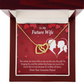 To My Fiancee Merry Life Inseparable Necklace-Express Your Love Gifts