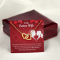 To My Fiancee Merry Life Inseparable Necklace-Express Your Love Gifts