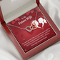 To My Fiancee Merry Life Inseparable Necklace-Express Your Love Gifts