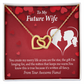 To My Fiancee Merry Life Inseparable Necklace-Express Your Love Gifts