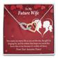 To My Fiancee Merry Life Inseparable Necklace-Express Your Love Gifts