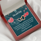 To My Fiancee My Angel Inseparable Necklace-Express Your Love Gifts