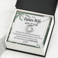 To My Fiancee My Last Forever Necklace w Message Card-Express Your Love Gifts