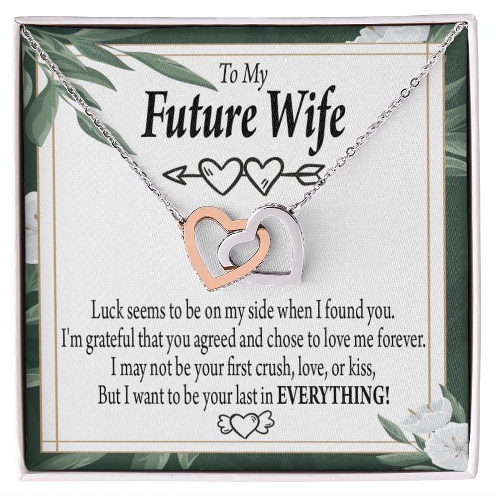 To My Fiancee My Last Inseparable Necklace-Express Your Love Gifts