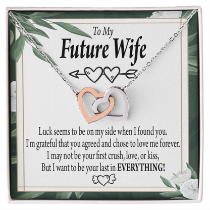 To My Fiancee My Last Inseparable Necklace-Express Your Love Gifts