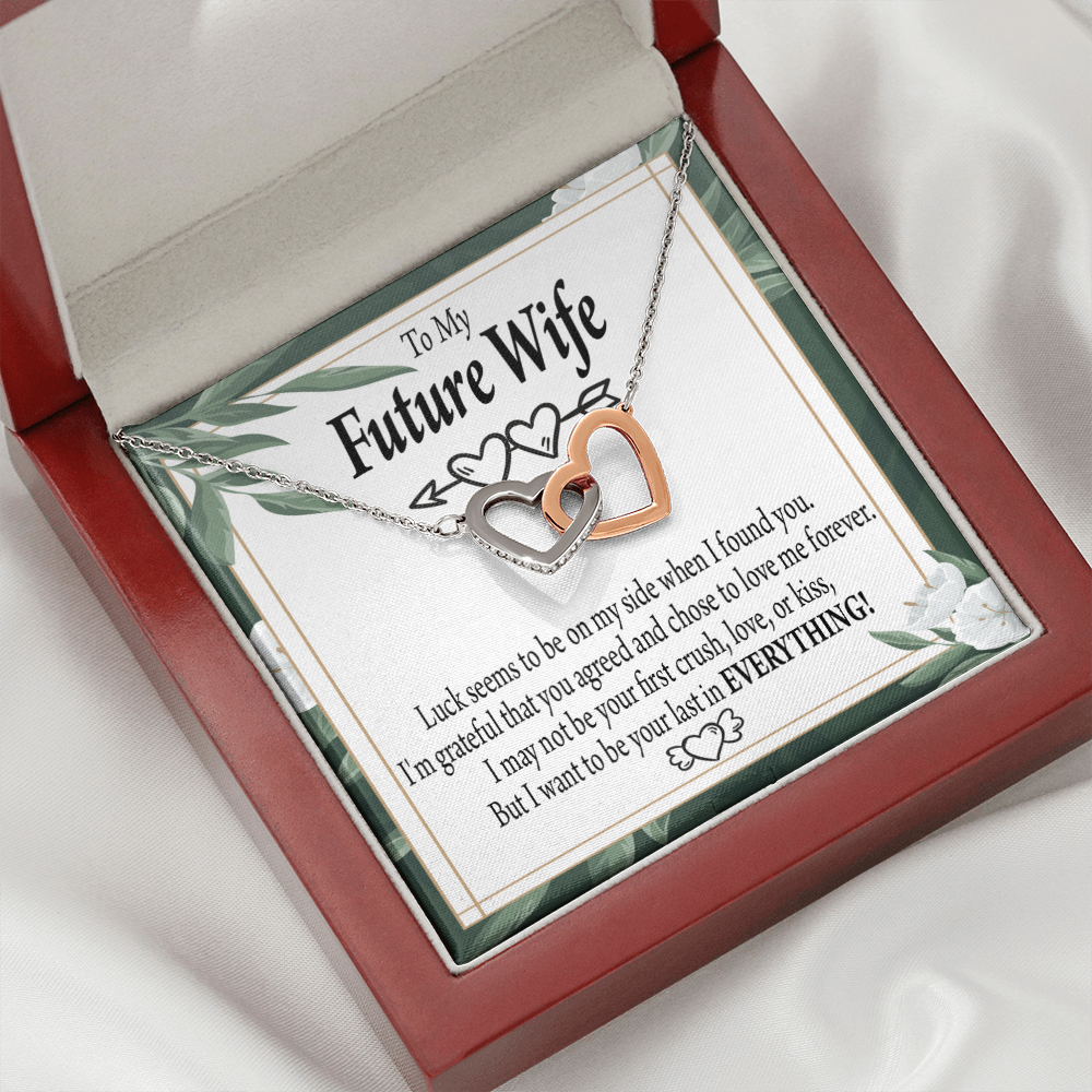 To My Fiancee My Last Inseparable Necklace-Express Your Love Gifts