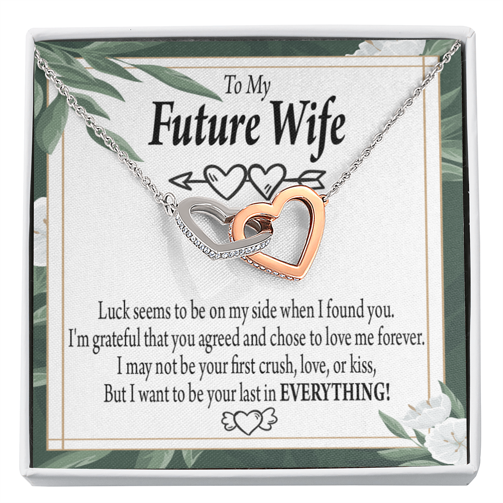 To My Fiancee My Last Inseparable Necklace-Express Your Love Gifts