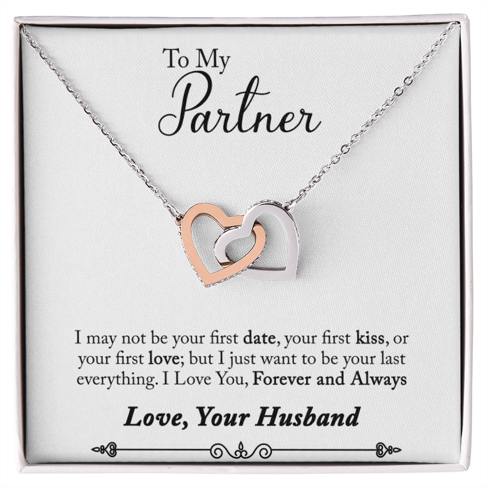 To My Fiancee My Partner Inseparable Necklace-Express Your Love Gifts