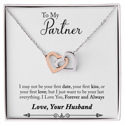 To My Fiancee My Partner Inseparable Necklace-Express Your Love Gifts