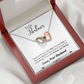 To My Fiancee My Partner Inseparable Necklace-Express Your Love Gifts