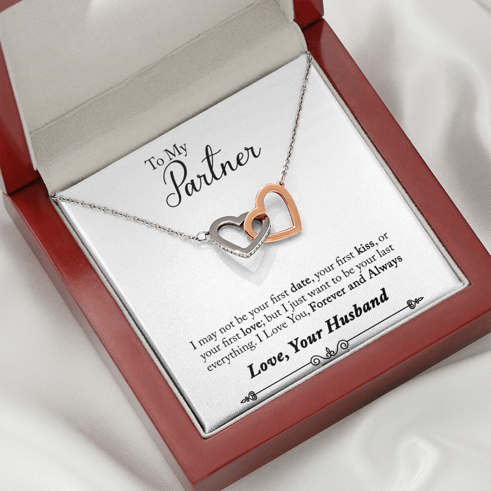 To My Fiancee My Partner Inseparable Necklace-Express Your Love Gifts