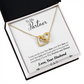 To My Fiancee My Partner Inseparable Necklace-Express Your Love Gifts
