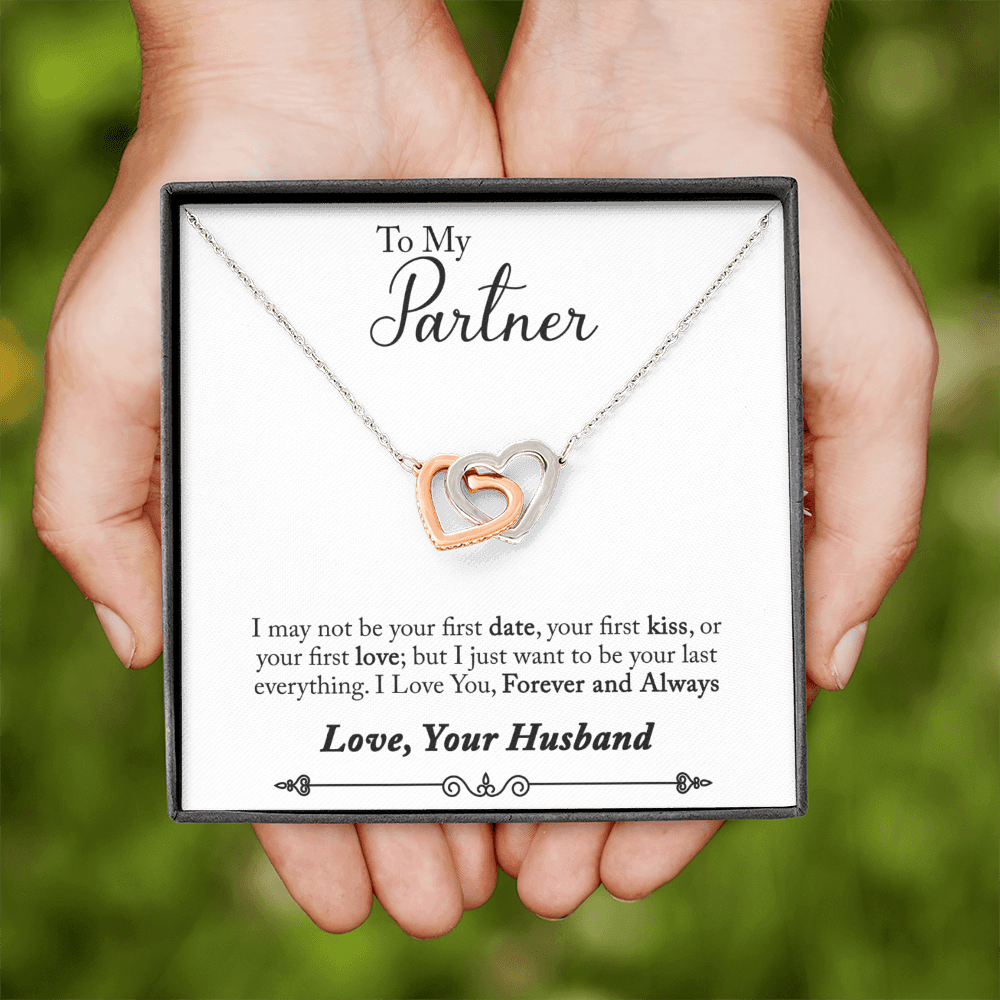 To My Fiancee My Partner Inseparable Necklace-Express Your Love Gifts