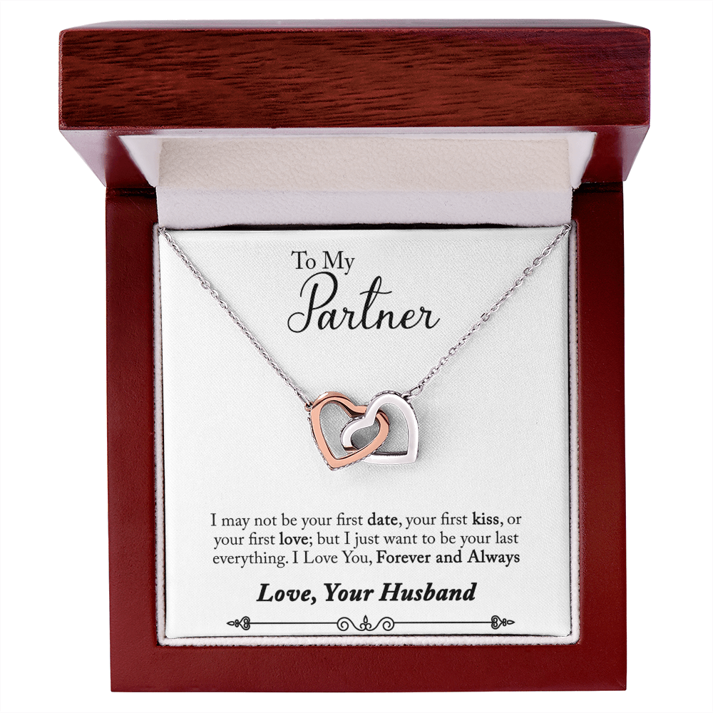 To My Fiancee My Partner Inseparable Necklace-Express Your Love Gifts