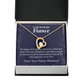 To My Fiancee Personalized To Fiancee Fill My Heart Forever Necklace w Message Card-Express Your Love Gifts