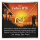 To My Fiancee Thankful Message Inseparable Necklace-Express Your Love Gifts