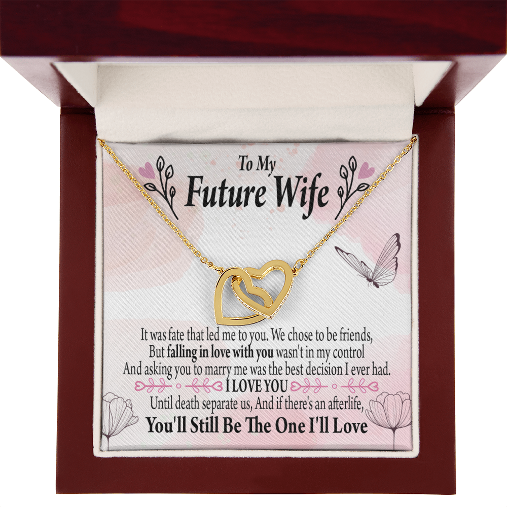 To My Fiancee The One Inseparable Necklace-Express Your Love Gifts