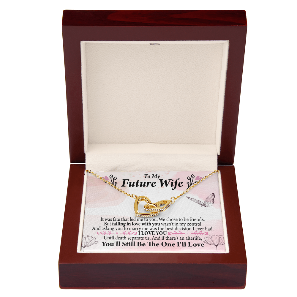 To My Fiancee The One Inseparable Necklace-Express Your Love Gifts