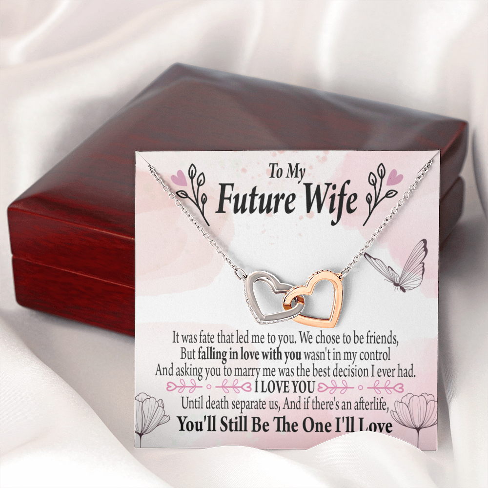 To My Fiancee The One Inseparable Necklace-Express Your Love Gifts