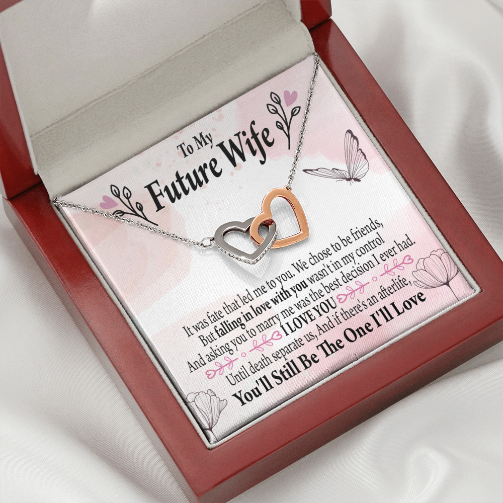 To My Fiancee The One Inseparable Necklace-Express Your Love Gifts