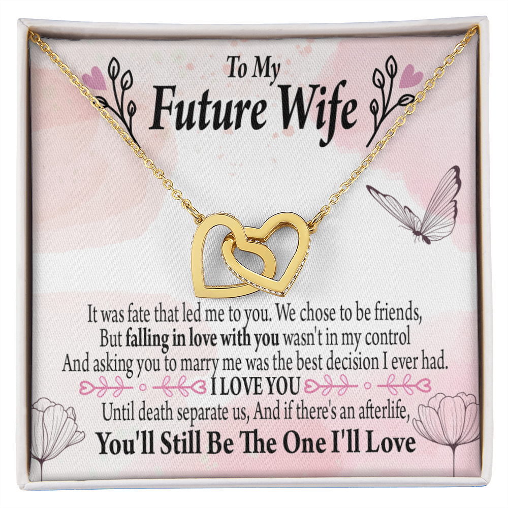 To My Fiancee The One Inseparable Necklace-Express Your Love Gifts