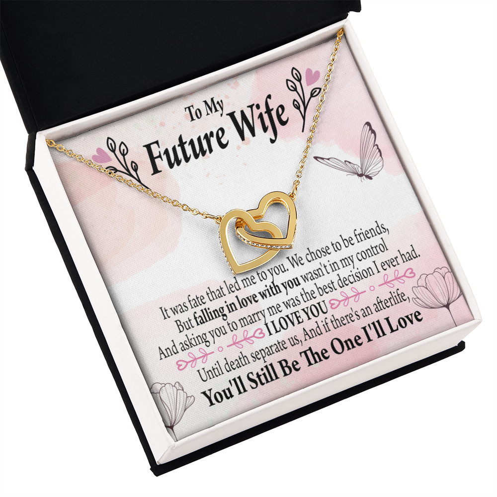 To My Fiancee The One Inseparable Necklace-Express Your Love Gifts