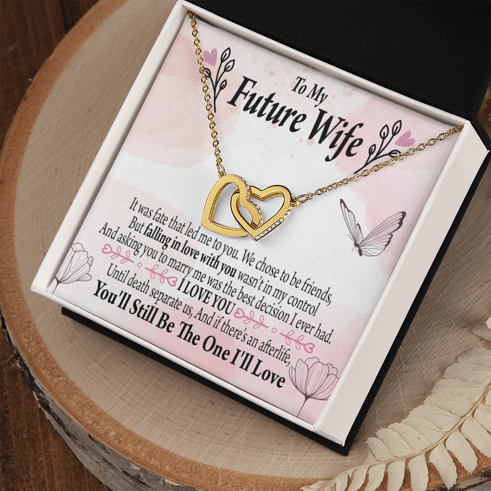 To My Fiancee The One Inseparable Necklace-Express Your Love Gifts