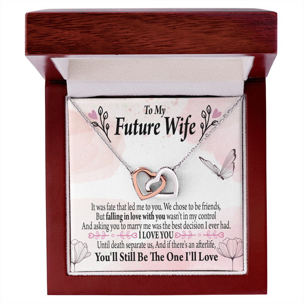 To My Fiancee The One Inseparable Necklace-Express Your Love Gifts