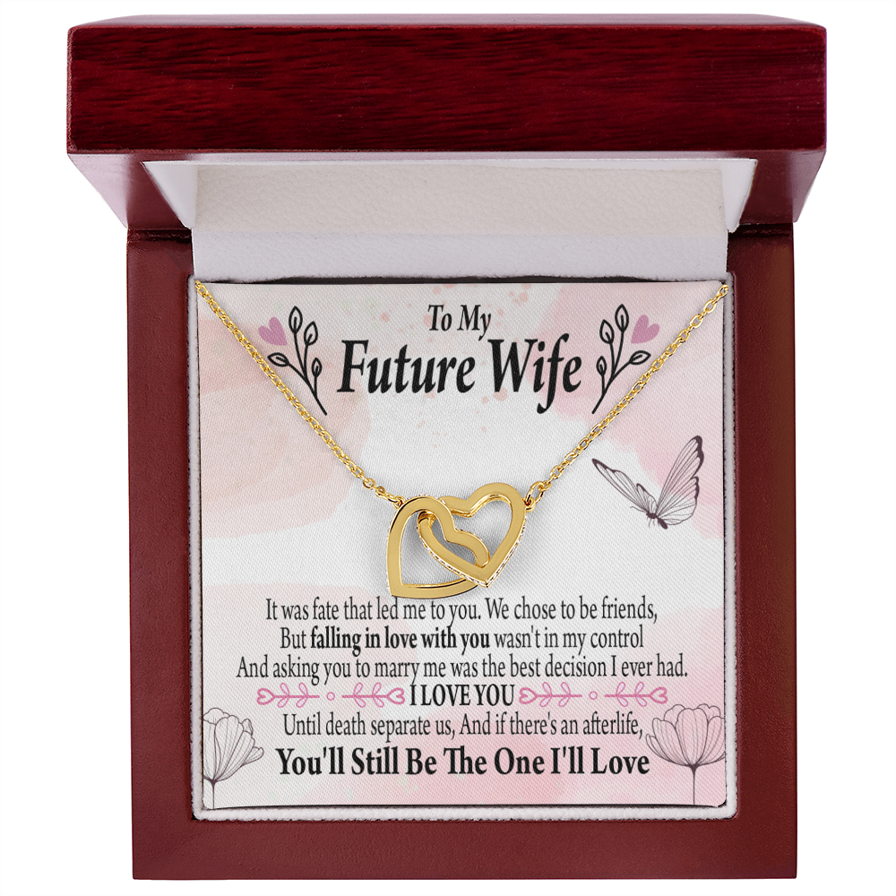 To My Fiancee The One Inseparable Necklace-Express Your Love Gifts
