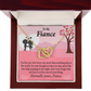 To My Fiancee We Are Like Two Ships Passing In The Night Inseparable Necklace-Express Your Love Gifts