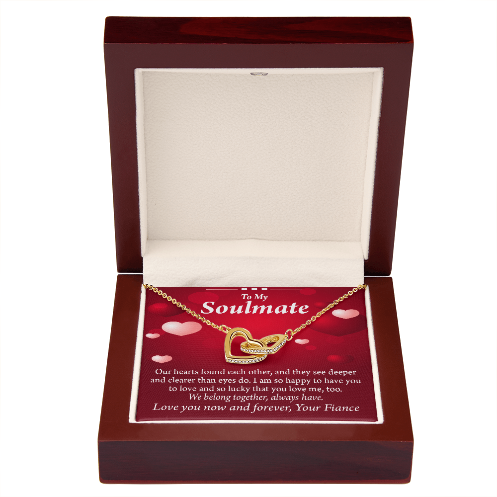 To My Fiancee We Belong Together Always Have Inseparable Necklace-Express Your Love Gifts