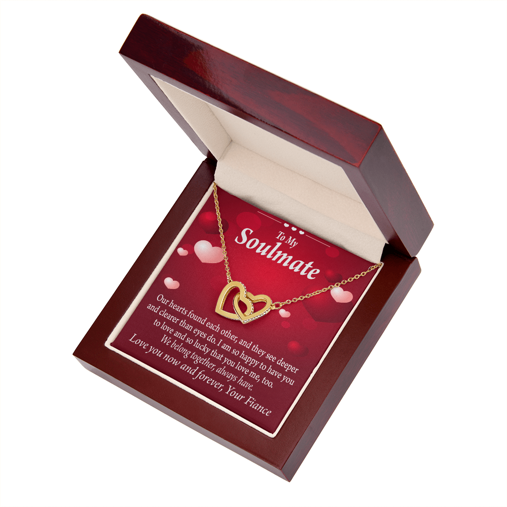 To My Fiancee We Belong Together Always Have Inseparable Necklace-Express Your Love Gifts
