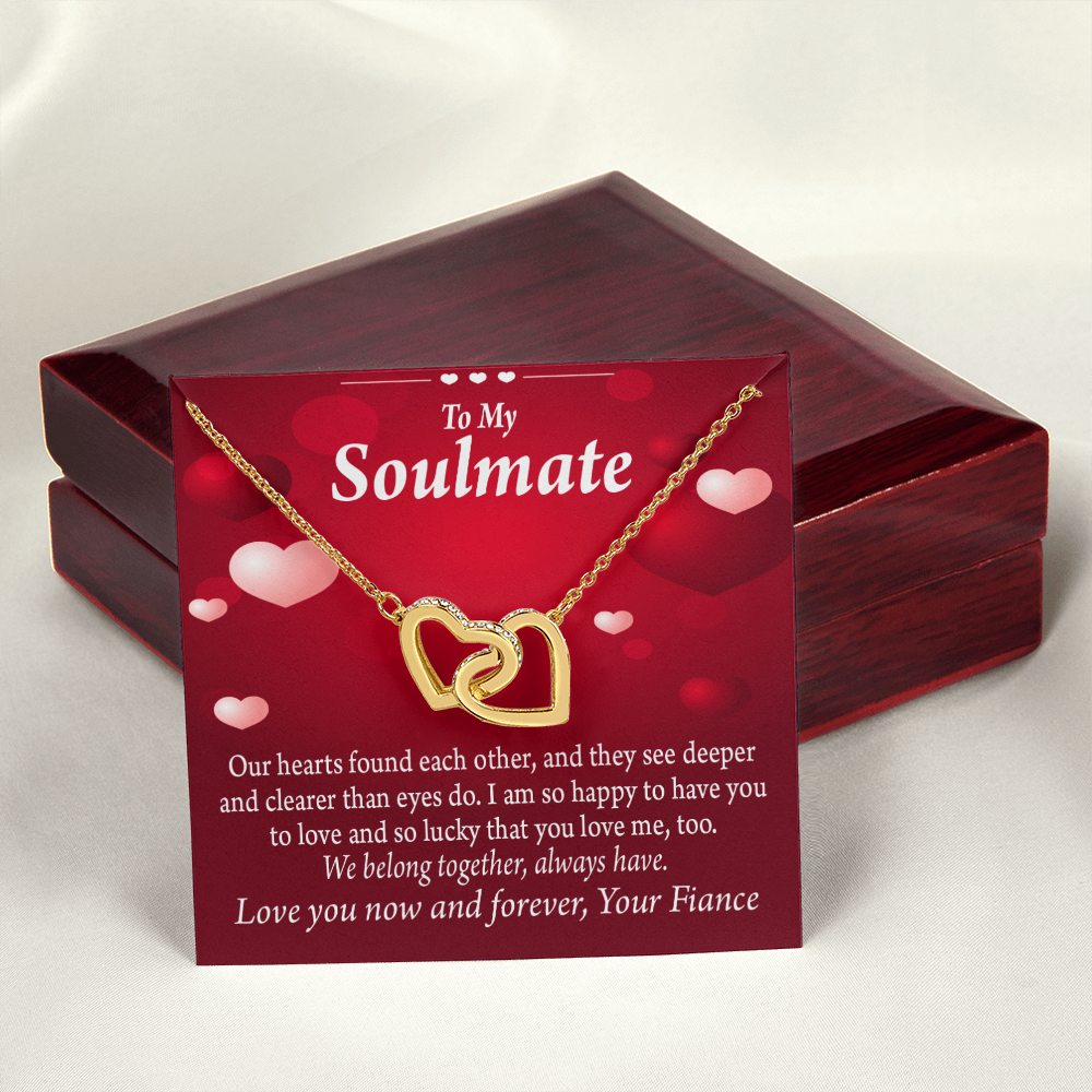To My Fiancee We Belong Together Always Have Inseparable Necklace-Express Your Love Gifts