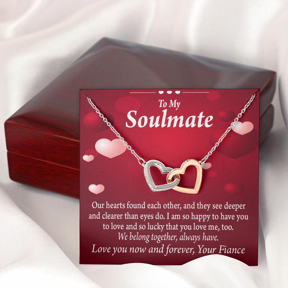To My Fiancee We Belong Together Always Have Inseparable Necklace-Express Your Love Gifts
