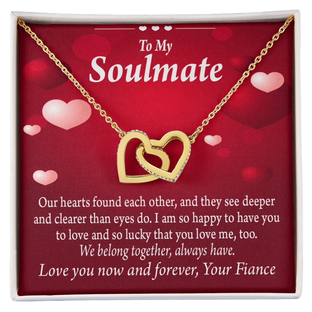 To My Fiancee We Belong Together Always Have Inseparable Necklace-Express Your Love Gifts