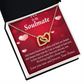 To My Fiancee We Belong Together Always Have Inseparable Necklace-Express Your Love Gifts