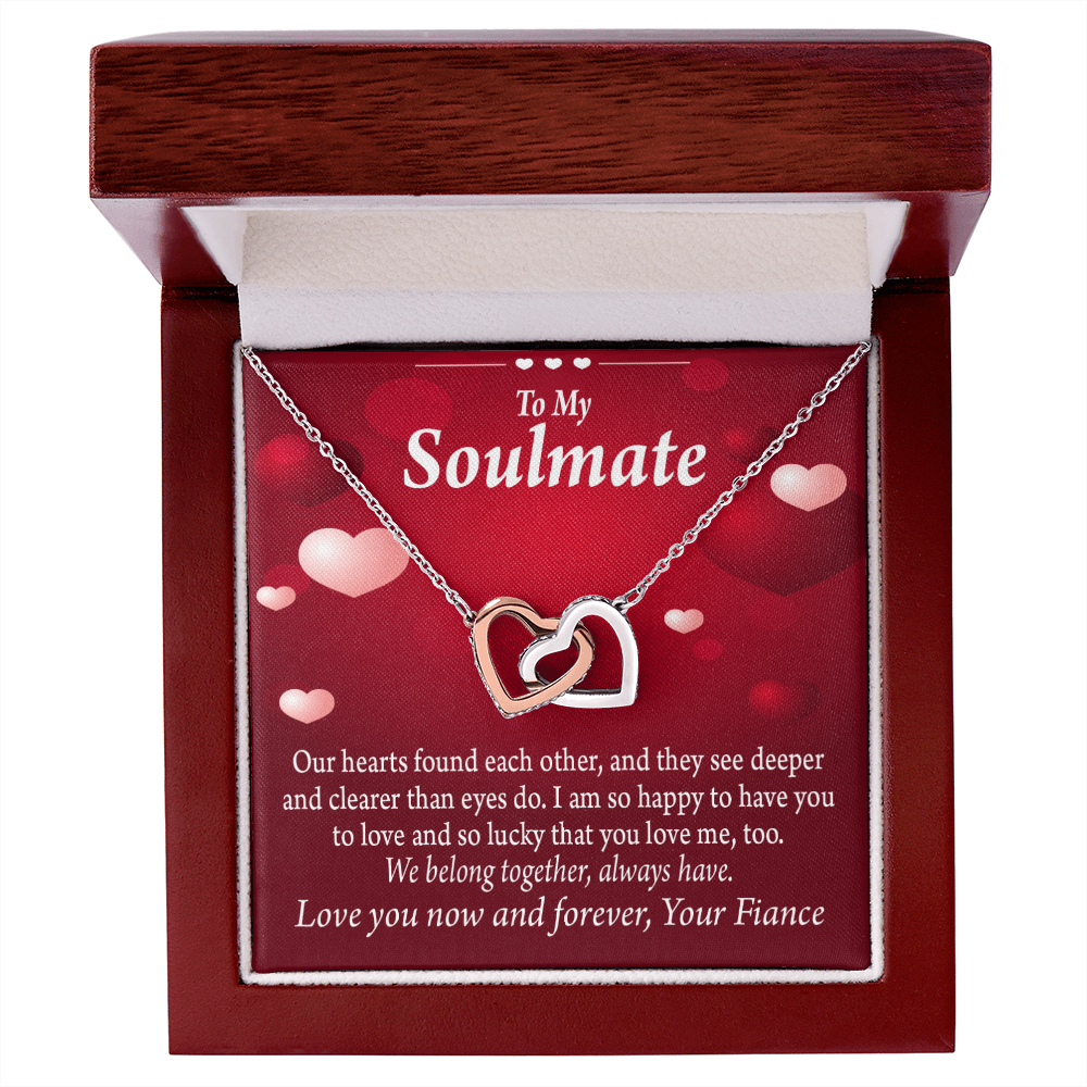 To My Fiancee We Belong Together Always Have Inseparable Necklace-Express Your Love Gifts