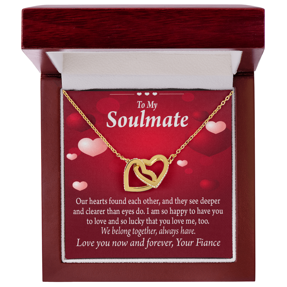 To My Fiancee We Belong Together Always Have Inseparable Necklace-Express Your Love Gifts