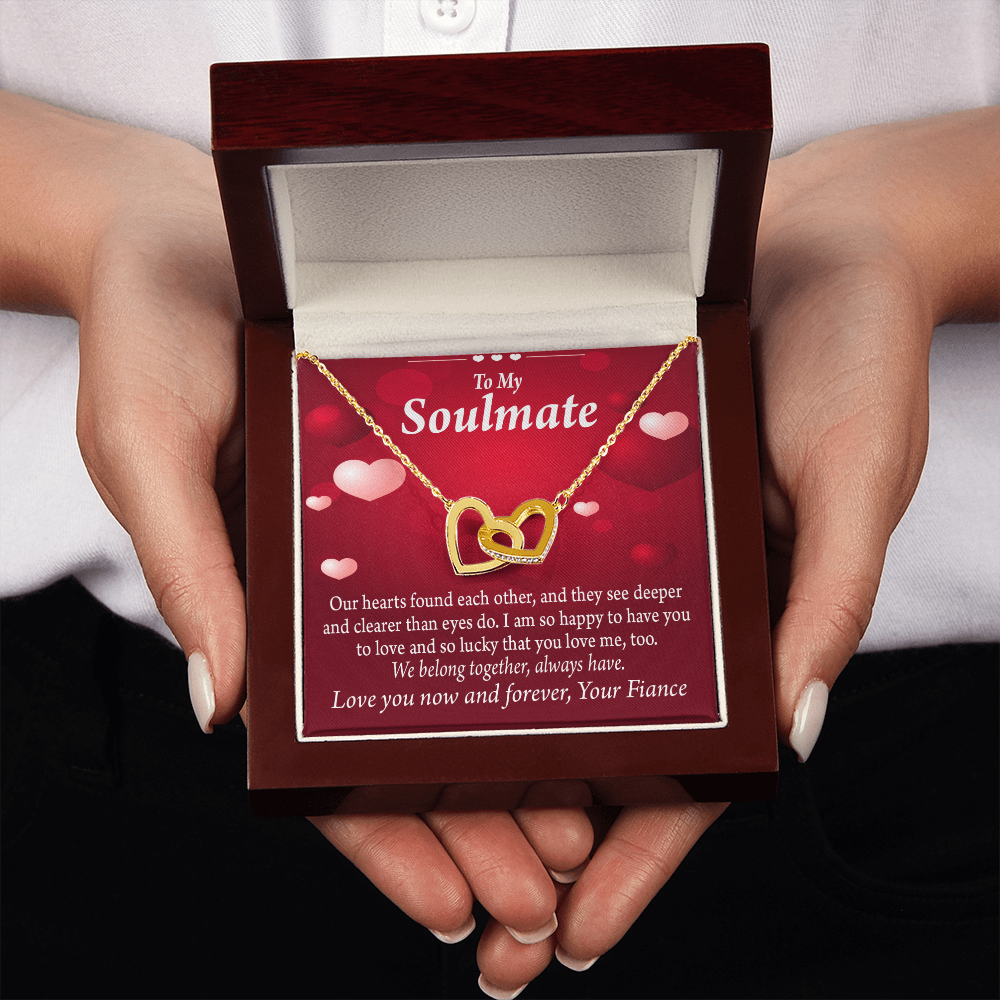 To My Fiancee We Belong Together Always Have Inseparable Necklace-Express Your Love Gifts