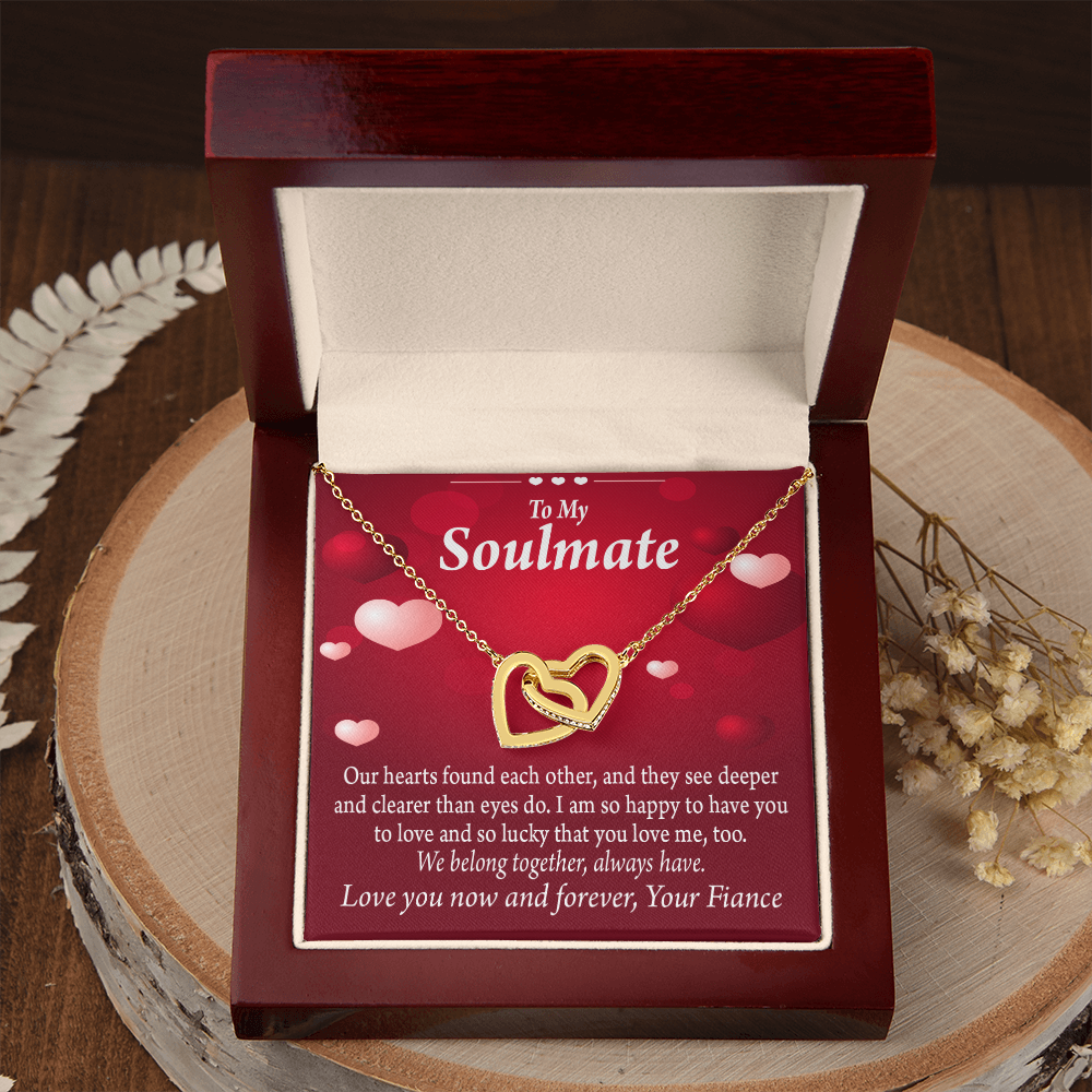 To My Fiancee We Belong Together Always Have Inseparable Necklace-Express Your Love Gifts
