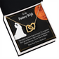 To My Fiancee You Inspire Me Inseparable Necklace-Express Your Love Gifts