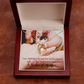 To My Fiancee Your Last Forever Necklace w Message Card-Express Your Love Gifts