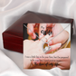 To My Fiancee Your Last Forever Necklace w Message Card-Express Your Love Gifts