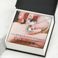 To My Fiancee Your Last Forever Necklace w Message Card-Express Your Love Gifts